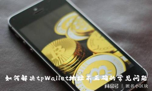 如何解决tpWallet地址不正确的常见问题