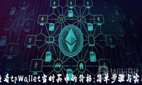 
如何查看tpWallet当时买币的价格：简单步骤与实用技巧