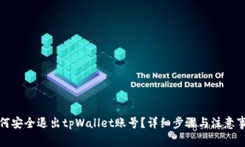 如何安全退出tpWallet账号？详细步骤与注意事项