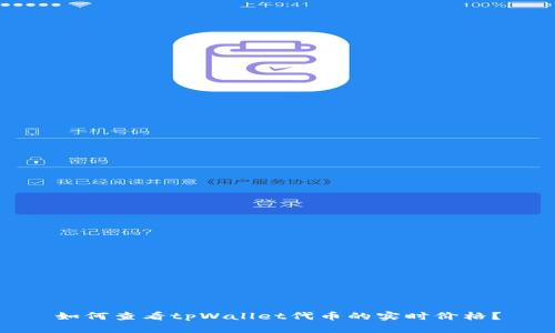 如何查看tpWallet代币的实时价格？